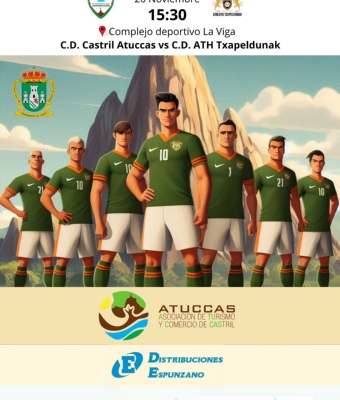 PARTIDO FÚTBOL SALA. CD. CASTRIL ATUCCAS- C.D.ATH Txapeldunak. 15:30 h.