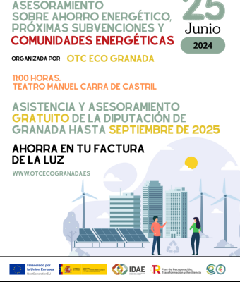 Jornadas de Asesoramiento sobre Ahorro energético, proximas subvenciones y comunidades energéticas.