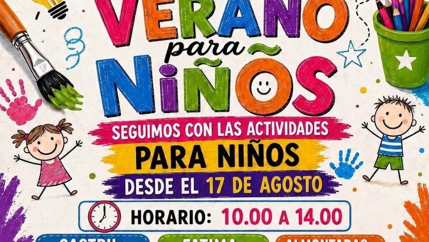 Castril impulsa la conciliación familiar con una nueva edición de sus Talleres de Verano dentro del Plan Corresponsables