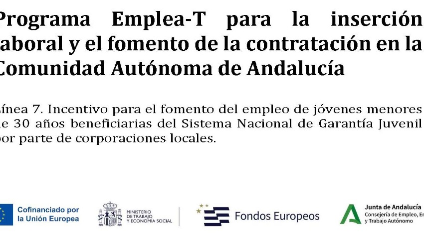 El Ayuntamiento de Castril pone en marcha el programa “Emplea-T” para la contratación de menores de 30 años