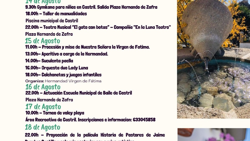 Verano Cultural y Deportivo Castril 2024