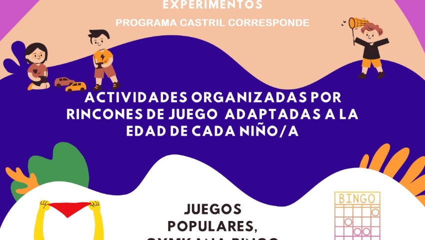 Castril lanza dos programa de actividades extraescolares para facilitar la conciliación familiar