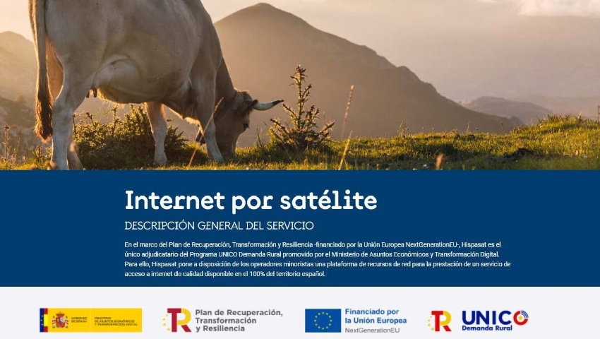 Conoce el servicio ‘Conectate35.es’: banda ancha vía satélite en zonas rurales.
