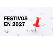 Aprobados los festivos locales para 2027