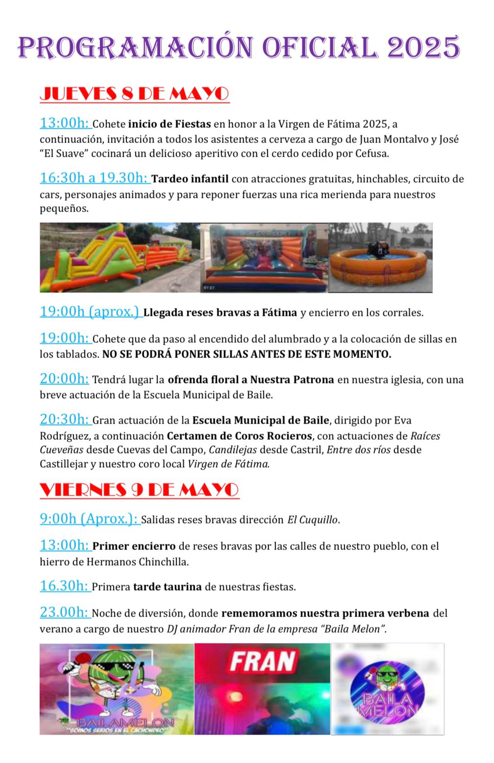 programa 1 fiestas de fatima programa 1 fiestas de fatima